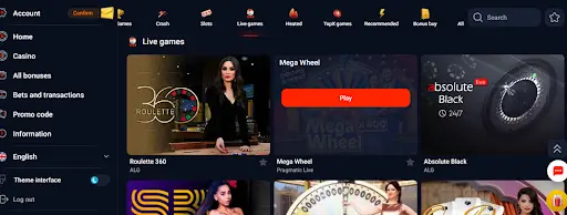 Try TopX classic casino games