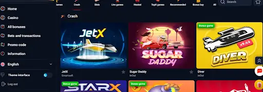 Best crash games at TopX